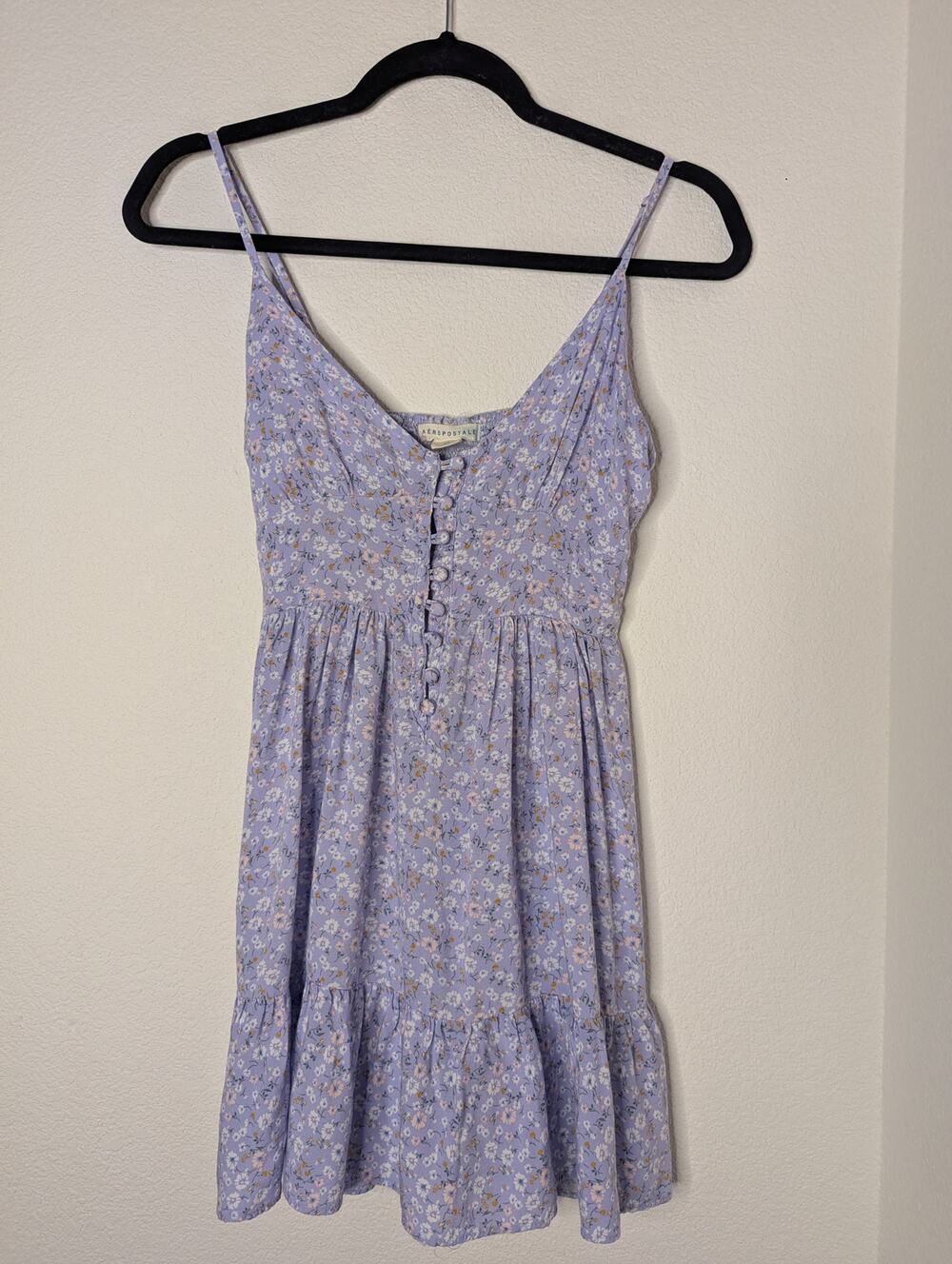Aeropostale Women's Y2K Floral Tank S Fairycore Babydoll Coquette Summer Spring